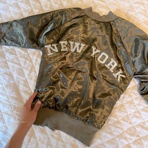 New York satin jacket
